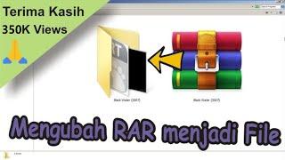 Cara Extract atau Mengubah RAR Menjadi File