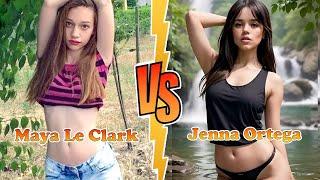 Maya Le Clark (Chloe Thunderman) VS Jenna Ortega (Wednesday) Transformation  From Baby To 2024