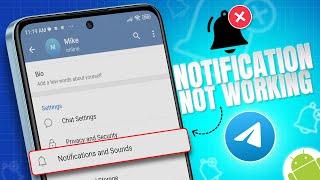 How to Fix Notification Not Working on Telegram Android | Notifications not Showing on Telegram