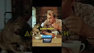 Дед ругает избалованного кота!  #фильм #моментизфильма