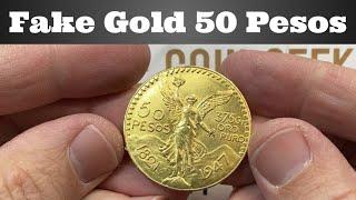 Fake Gold 50 Pesos - Beware of Counterfeit Coins