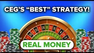 CEG’s “BEST” Roulette Strategy! | Two Ways Double Street Roulette Strategy