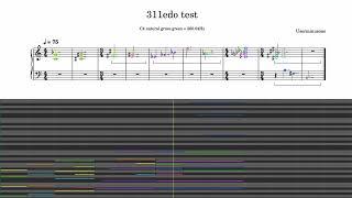 [Microtonal Experiments] 311edo test