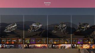 Crossout Clan War Leviathans. Victory. Vs. [SLAVE]. Gameplay.