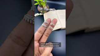 Beautiful toe rings 