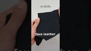 Faux Leather vs. Real Leather - How To Tell The Difference #leather #fauxleather