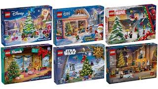 All LEGO Advent Calendar 2024 Compilation/Collection Speed Build