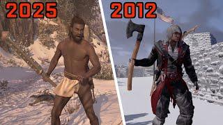 Assassin's Creed 3 VS Shadows Comparison 13 Years Apart - Combat & Parkour