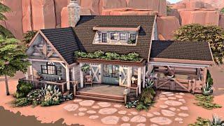 SMALL RANCH HOUSE  Base Game & Horse Ranch | The Sims 4 Speed Build | No CC