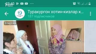 Тўрақўрғонда Хотин-қизлар қўмитаси уйма-уй юриб рўмолни "ўзбекча" ўратаяпти