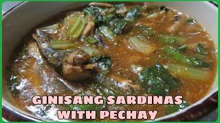 GINISANG SARDINAS WITH PECHAY — RECIPE # 33