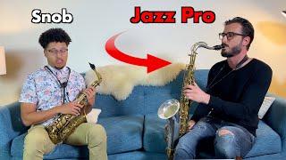 Classical Sax Snob Takes Lesson From Jazz Sax Pro
