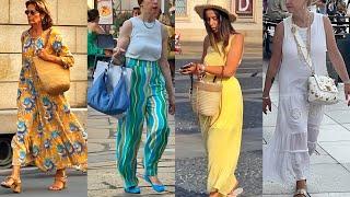 MILAN STREET FASHION TRENDS | HOW TO LOOK STYLISH THIS SUMMER & UNIQUE ITALIAN OUTFITS STYLE