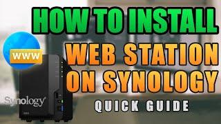 Web station on Synology | How to install