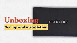 Starlink Unboxing, Set-Up and Installation