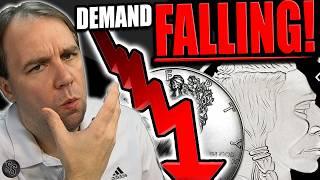 Silver Demand is Plummeting - Bullion Dealer says THIS is Why!