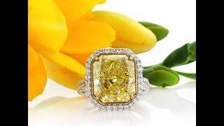 Mark Broumand - 9.36ct Fancy Light Yellow Radiant Cut Diamond Engagement Ring