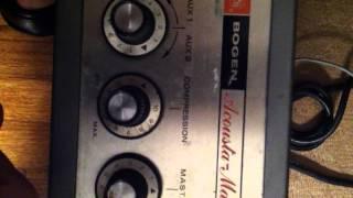 Bogen Acousta-Master CT-100 Vintage Commercial Mixer/Amplifier