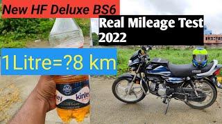 Hero HF Deluxe BS6  2022 Mileage Test | Updates | Colour | Variant | Real Mileage