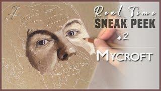 Real-Time Sneak Peek #2: Mycroft (Mark Gatiss) - Sherlock | Pastel Portrait Drawing Painting