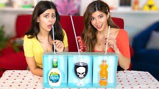 We Tried the DEATH STRAW Challenge /w @AzzyLand