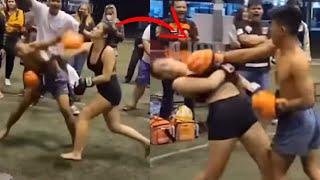 Professional Female Fighter Challenges 15 Year Old Boy To A STREET FIGHT