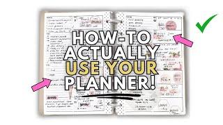 Actually Use Your Planner (The RIGHT Way)