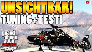 Heftiger Tarn Helikopter AKULA! Tuning + Test! [GTA 5 Online Doomsday Heist Update DLC]