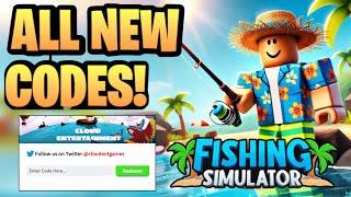 *NEW* ALL WORKING CODES FOR FISHING SIMULATOR IN 2024! ROBLOX FISHING SIMULATOR CODES