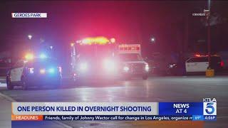 Shooting leaves 1 dead in Norwalk