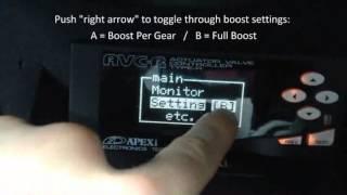 Apexi AVCr Boost Control Changing Setting in 400bhp Renault Clio