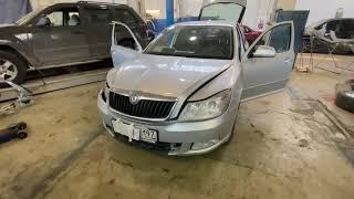 Skoda Octavia A5 полный разбор двери