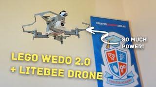 LEGO WeDo2.0 + LiteBee Drone Testing