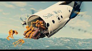 Plane Crashes With Dummies 2 - BeamNg Drive