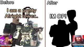 Evolution Of The Necromancer Tower Yet.. (TDS Meme?..)