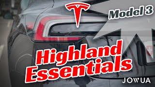 Tesla Model 3 (2024+) "Highland" essenzielles Zubehör von JOWUA