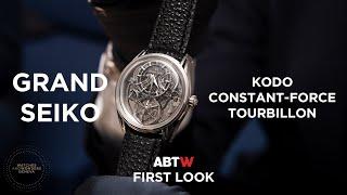 Grand Seiko Kodo Constant-Force Tourbillon Watch: The Sound of a Heartbeat