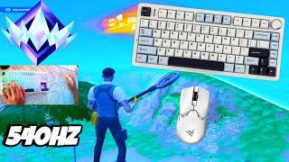 Aula F75 ASMR Unreal Ranked  Satisfying Keyboard Fortnite 540 FPS Smooth 4K