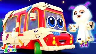 Halloween Wheels on the Bus + More Junior Squad Nursery Rhymes & Kids Songs