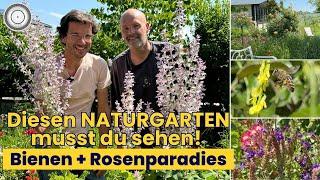 Zu Besuch beim BIENENSPEZIALISTEN! So KOMBINIERST du ZIERROSEN & NATURGARTEN