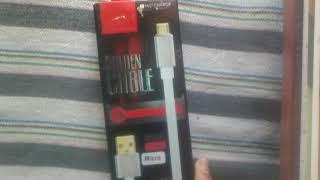 The legend golden cable fast charger unbox