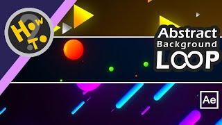 Just Create Abstract Looping background video under 10 mins  | After Effects Tutorial