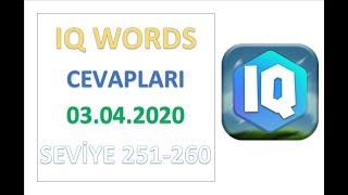 IQ Words - Kelime Oyunu Level 251 252 253 254 255 256 257 258 259 260 Cevapları