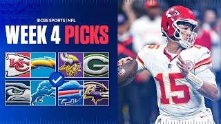 NFL Predictions and Best Bets For EVERY Week 4 Game [Cowboys vs Giants & MORE]