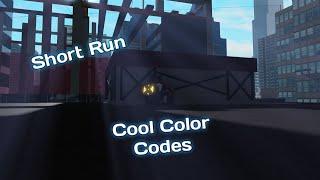 Roblox Parkour Cool Color Codes