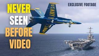 Inside the Only Carrier Landing in Blue Angels History