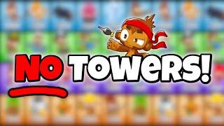 Beating BTD6 Without Placing ANY Towers