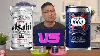 Kronenbourg 1664 Lager vs Asahi Super Dry - Honest Review