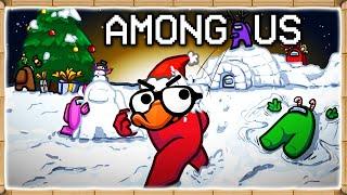 NEW AMONG US CUSTOM CHRISTMAS MAP!!