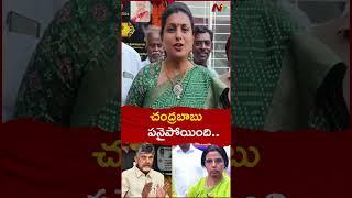 Minister Roja Sensational Comments on Chandrababu | NTV